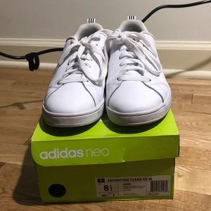 Adidas Clean VS white sneakers